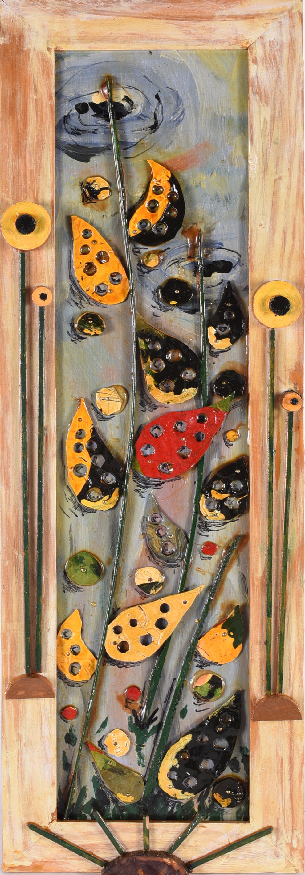 Dr. Richard Seed (1937 - 2021): 8" x 24" Richard Seed held a phd in parasiteology and worked an UNC Chapel Hill. He had a life long passion for the research and teaching of infectious disease. Richard found his calling in the art wo
