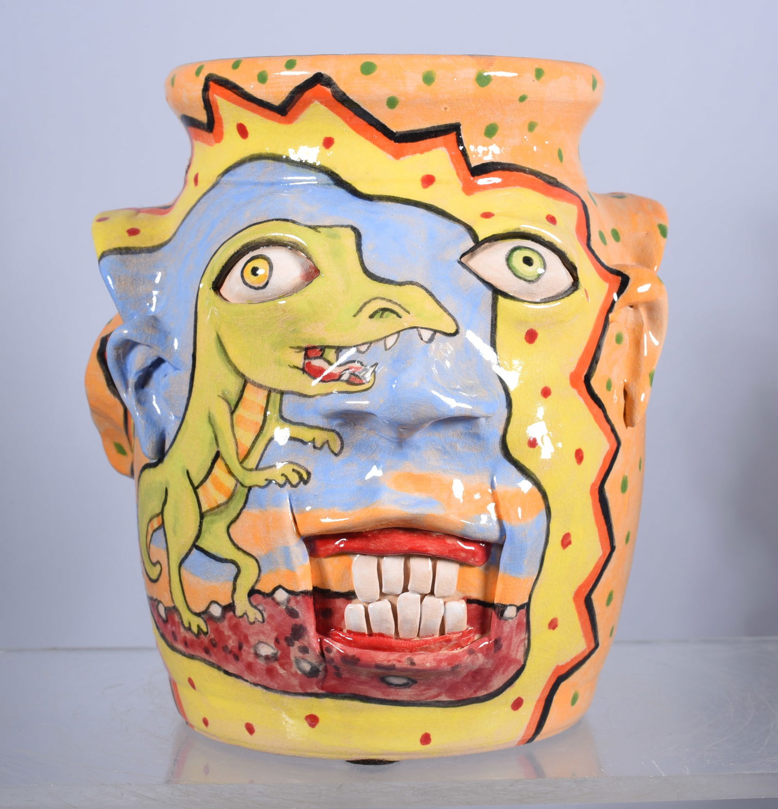 Stacy Lambert with Dwayne Crocker Double Face Jug (1 of 4)
