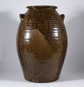 Nelson Bass Signed Storage Jar
