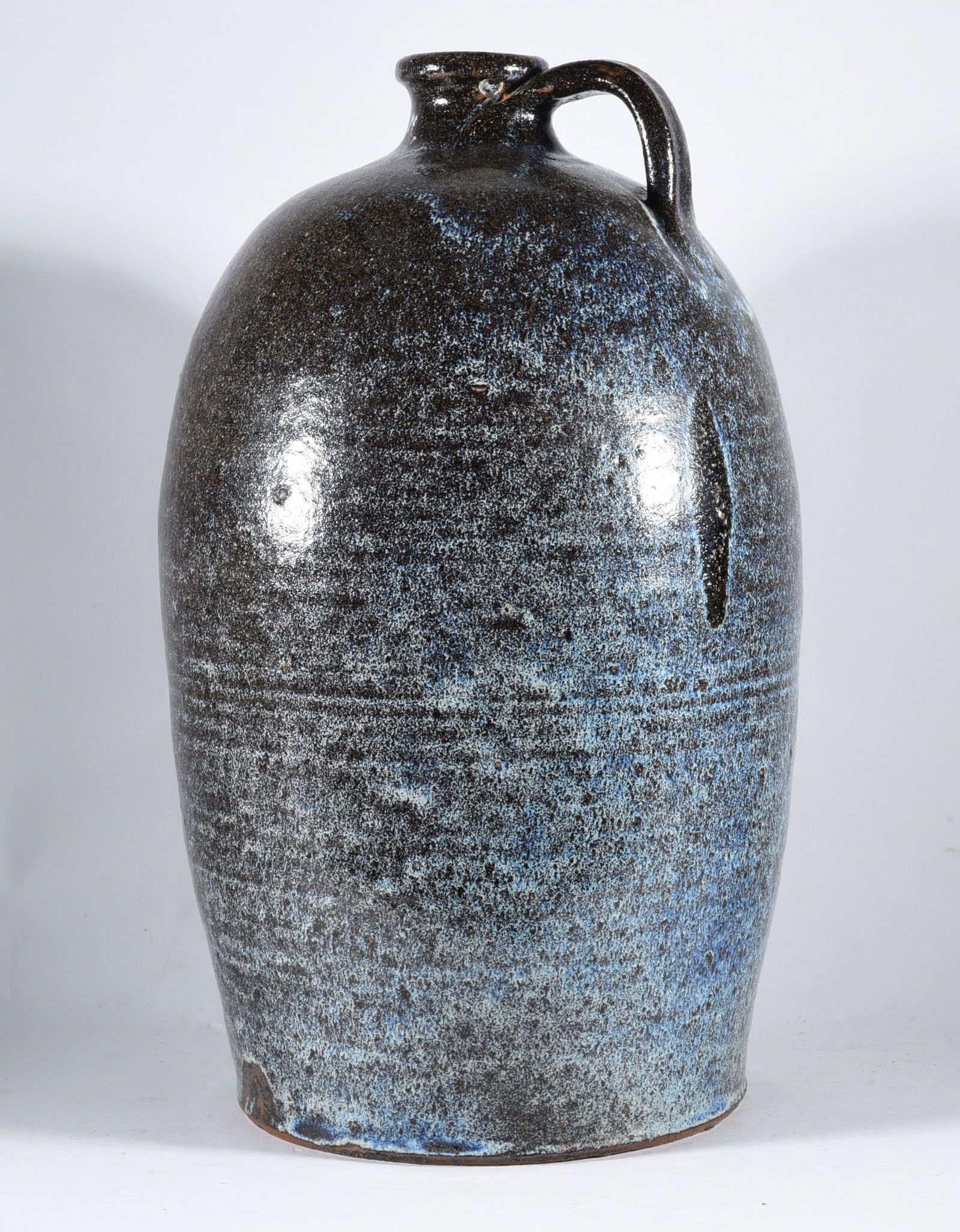 Catawba Valley Jug ca. 1880 with Rutile (1 of 8)