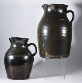Catawba Valley Pottery Pitchers (2)