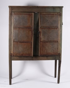North Carolina 12 tin Pie Safe