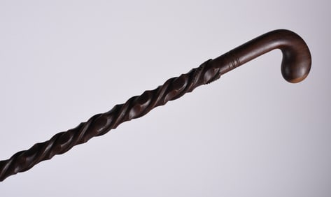 Irish Carved Walking Stick