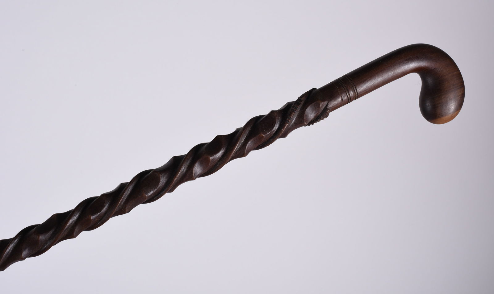 Irish Carved Walking Stick (1 of 2)