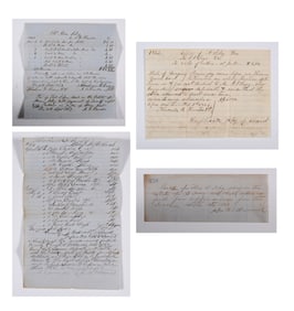 5 Confederate Documents from Georgia
