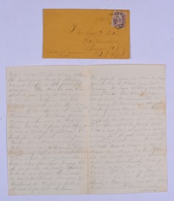 1863 Civil War Soldier's Document Chasing The Grey Ghost