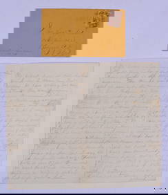 1863 Civil War Soldier's Document Chasing The Grey Ghost (1 of 2)