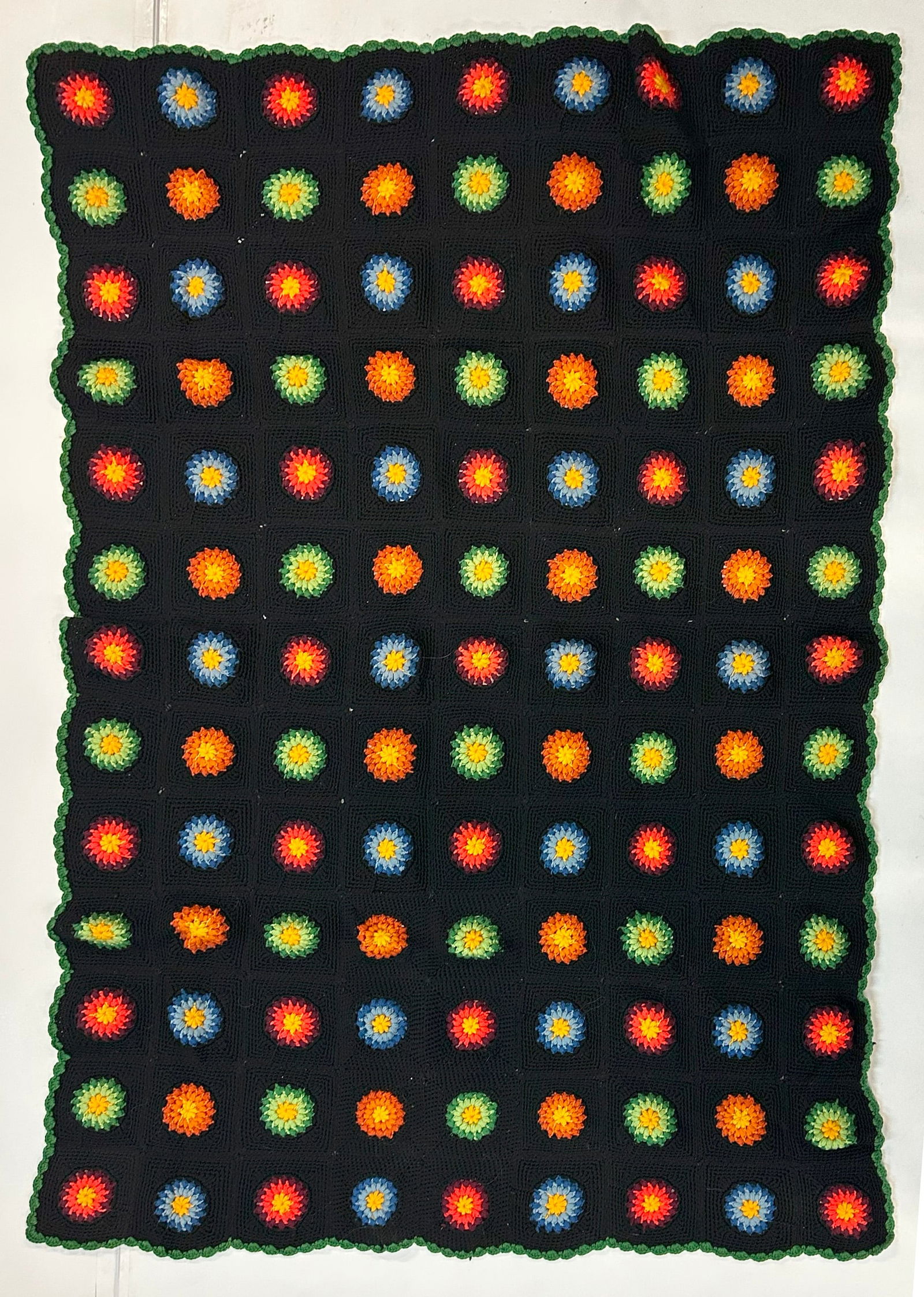 American Handmade Textile Throw Quilt Top (1 of 3)