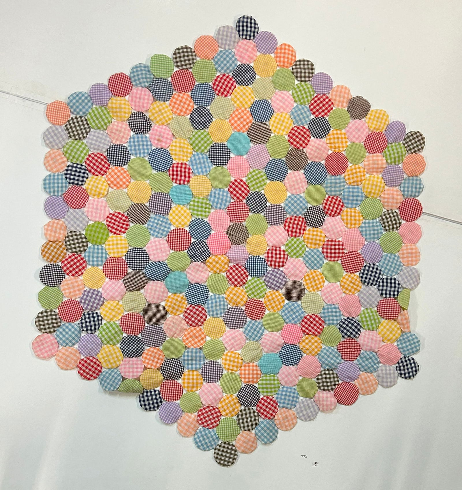 American Textile Quilted YoYo Quilt (1 of 2)