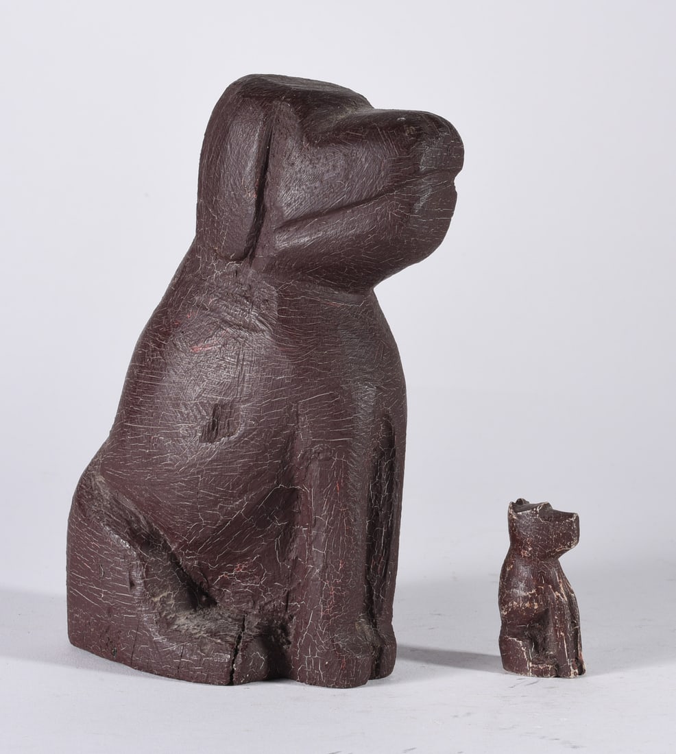 Jeff Williams Carved Dogs (1 of 5)