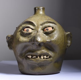 Lanier Meaders Rock Tooth Face Jug