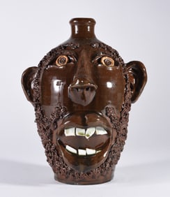 Walt and Dot Auman Face Jug