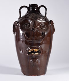 Walt and Dot Auman Face Jug