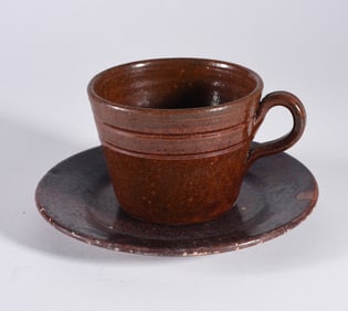 Jugtown Pottery Cup and Saucer
