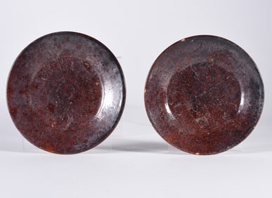 Jugtown Pottery Saucers (2)