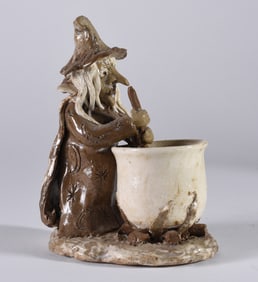 Sandy Cole Pottery Figural Witch
