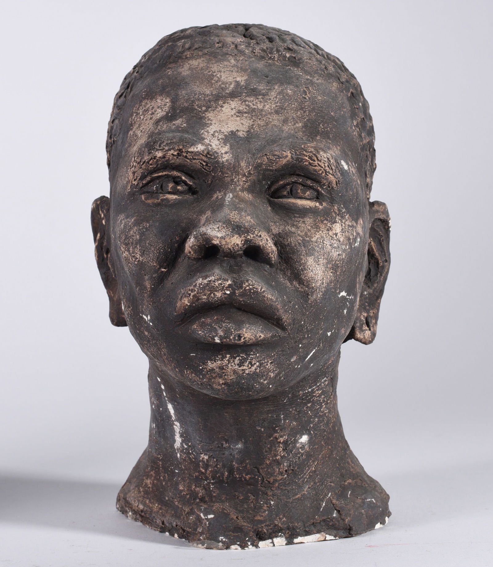 Antique Chalk Bust of Joe Louis (1 of 4)