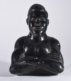 Antique Chalk Bust of Joe Louis