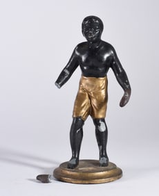Metal Sculpture of Joe Louis