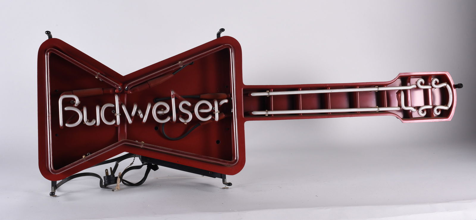 Budweiser Neon Guitar Sign (1 of 2)