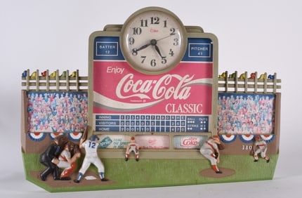 Coca Cola Baseball Game Sign