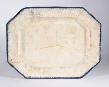 Antique Feather Edge Platter