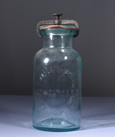 Antique Millville Atmospheric Fruit Jar