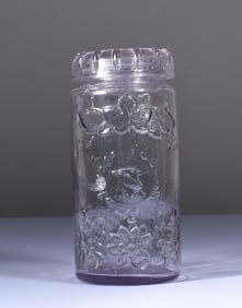 Flaccus Bros. Steers Head Fruit Jar