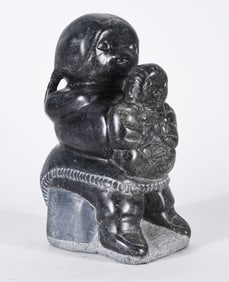 Inuit Carved Stone Eskimo