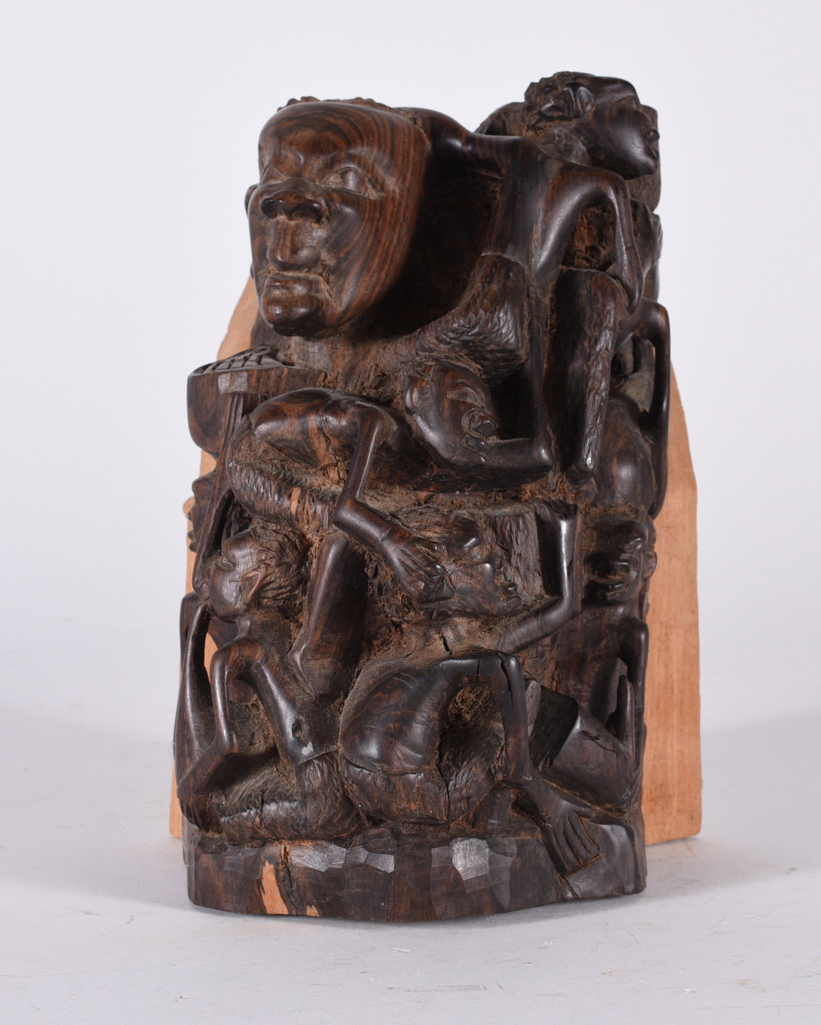 African Wood Carving: 8" wood carving from the collection of Dr. Richard Seed.