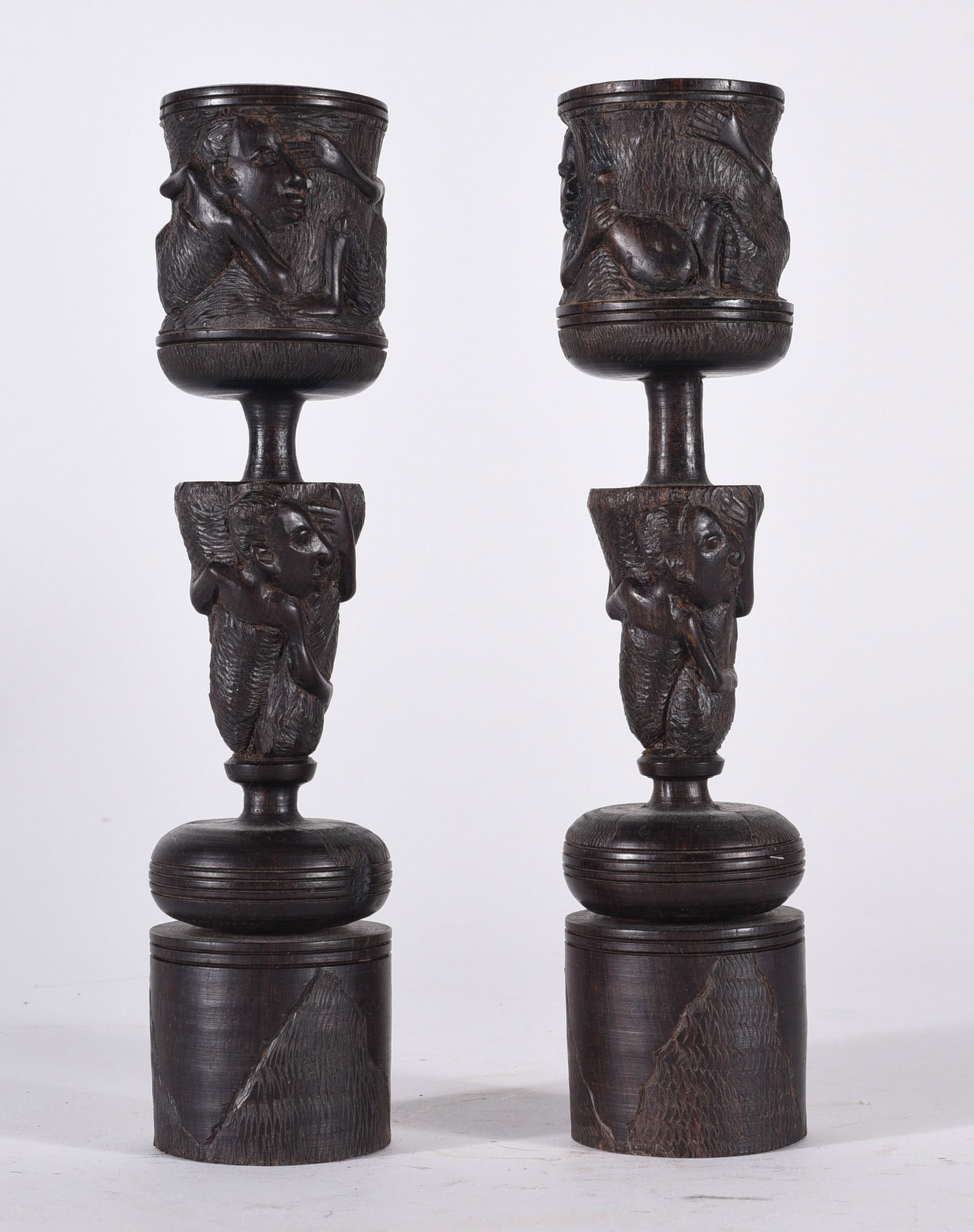 Wood Carving: 9" from the collection of Dr. Richard Seed.