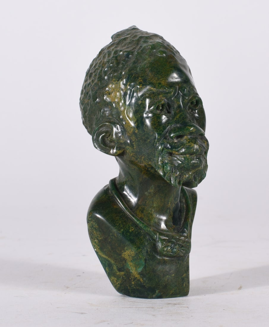 Carved Jade or Alabaster: 5" from the collection of Dr. Richard Seed.