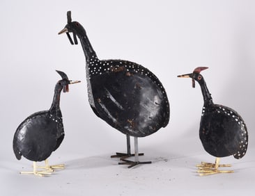 Folk Art Metal Yard Art