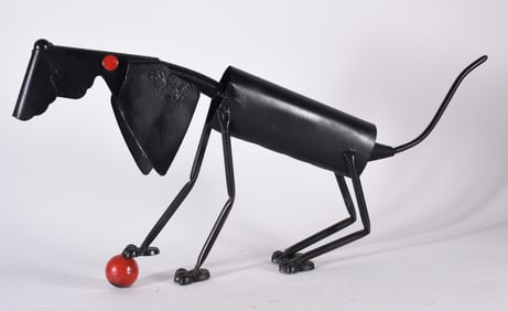 Folk Art Metal Yard Art