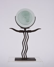 Buffalo Theme Candle Sculpture