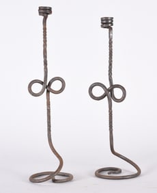 Hand Forged Candle Sticks