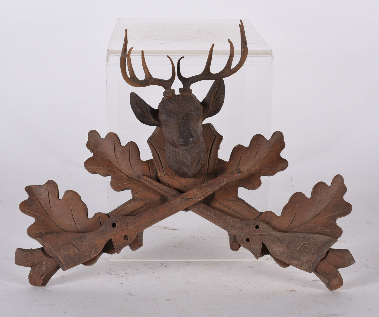 Wooden Wall Hanger: 12" from the collection of Dr. Richard Seed.