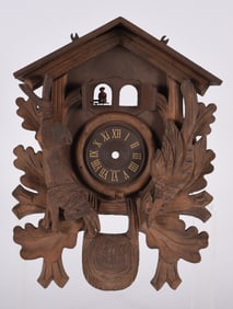 Antique Cuckoo Clock Face