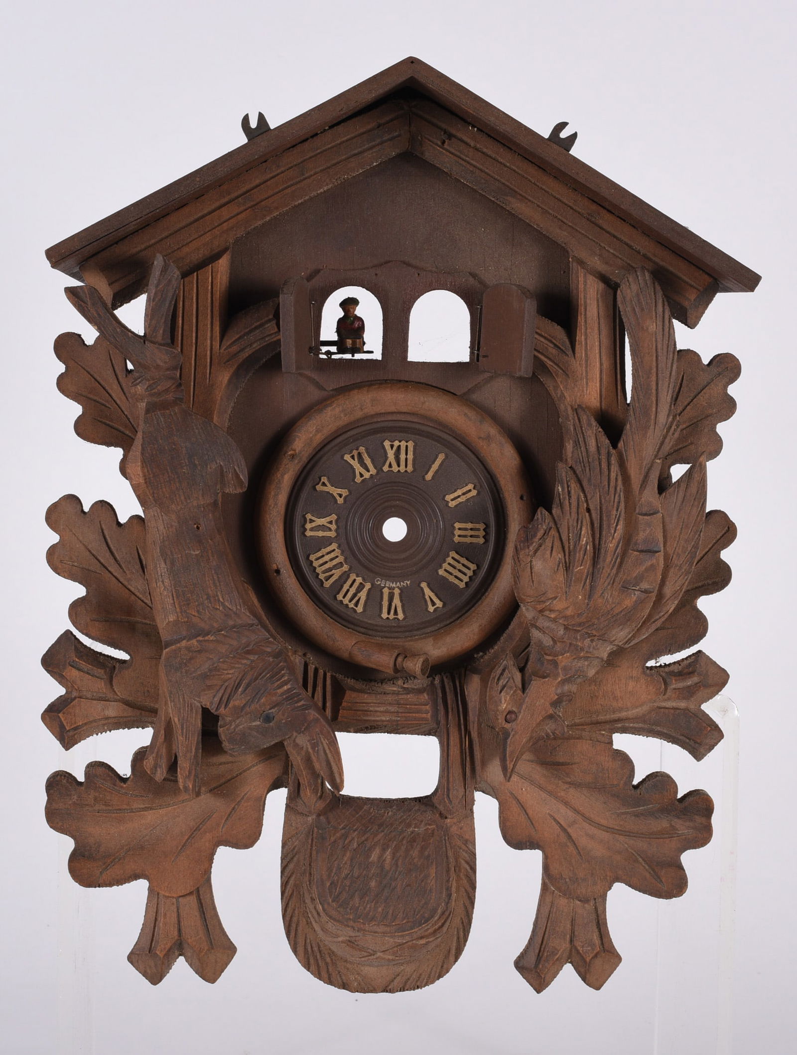 Antique Cuckoo Clock Face (1 of 4)