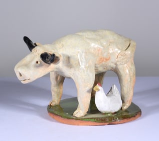 Lynn Bailey Pottery Cow