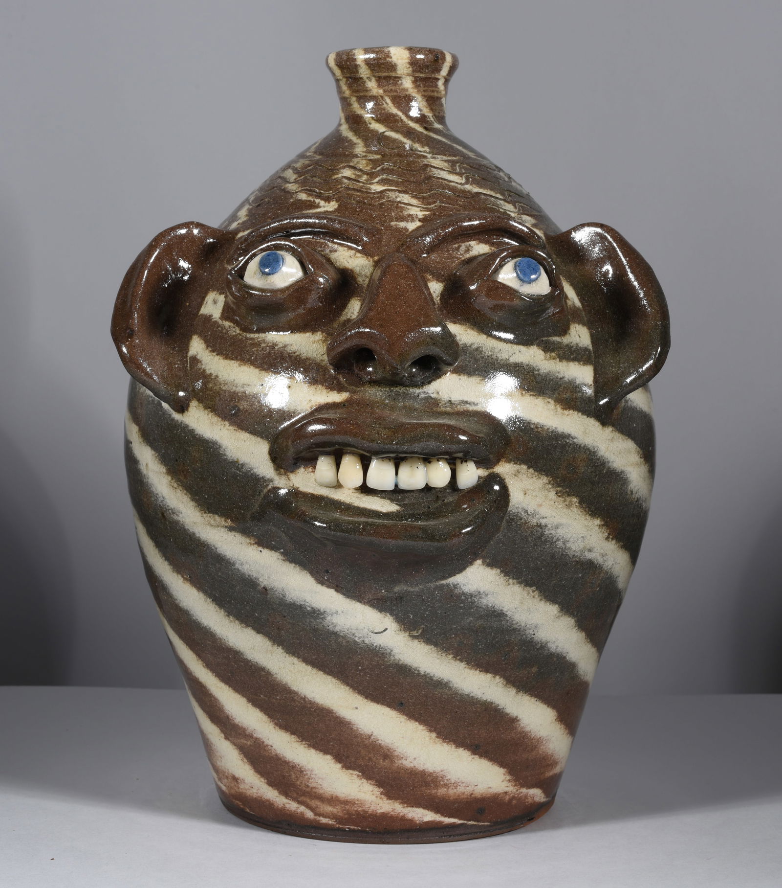 Charles Lisk Swirl Face Jug (1 of 5)