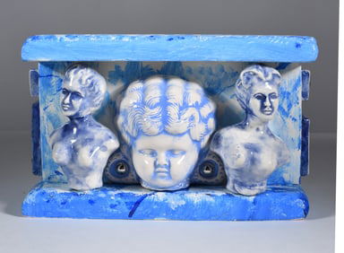 Stacy Lambert Folk Pottery Small Chest