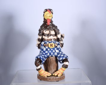 Stacy Lambert Pottery Figural Turkey
