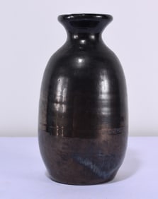 North State Pottery Black Vase