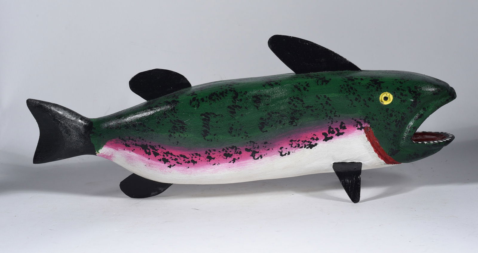 Jim Lewis Carved Fish (1 of 3)