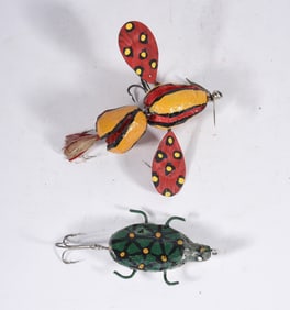 Carved Wooden Fishing Lures