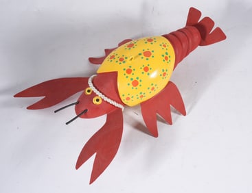 Carved Wooden Lobster