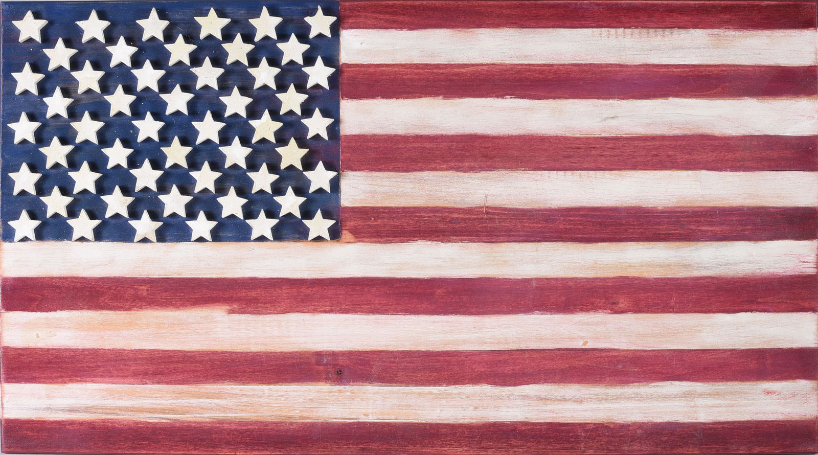 Eric Cunningham American Flag painting (1 of 2)