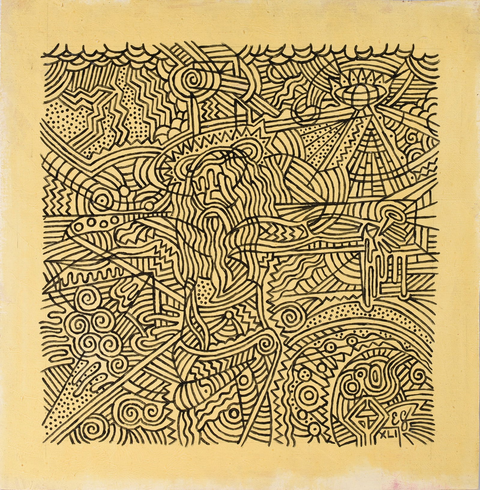 Eric Cunningham Painting (1 of 2)