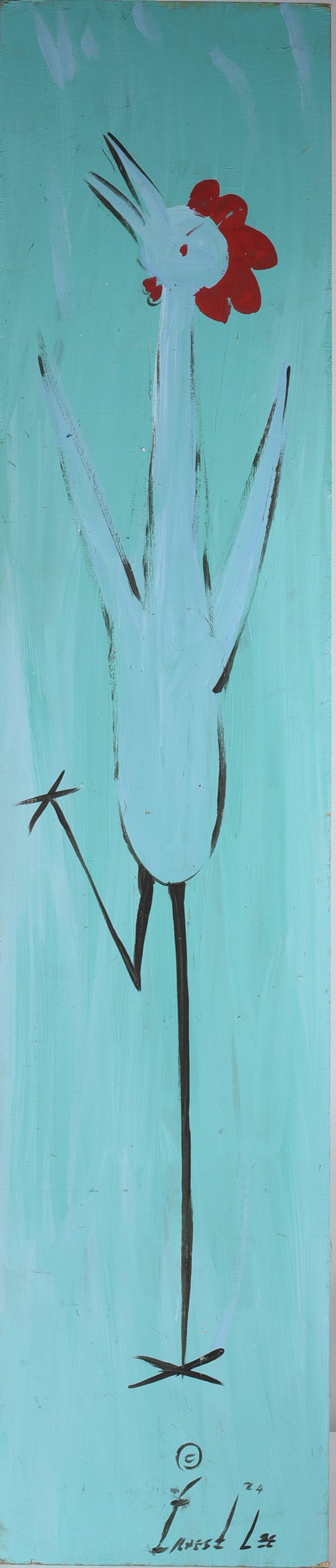 Ernest Lee Folk Art Painting (1 of 2)